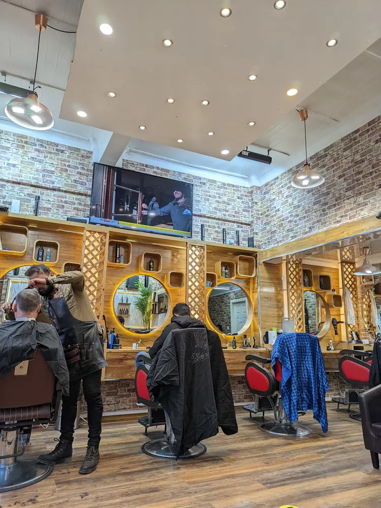 Barbers at work at Turkish Barber Club
